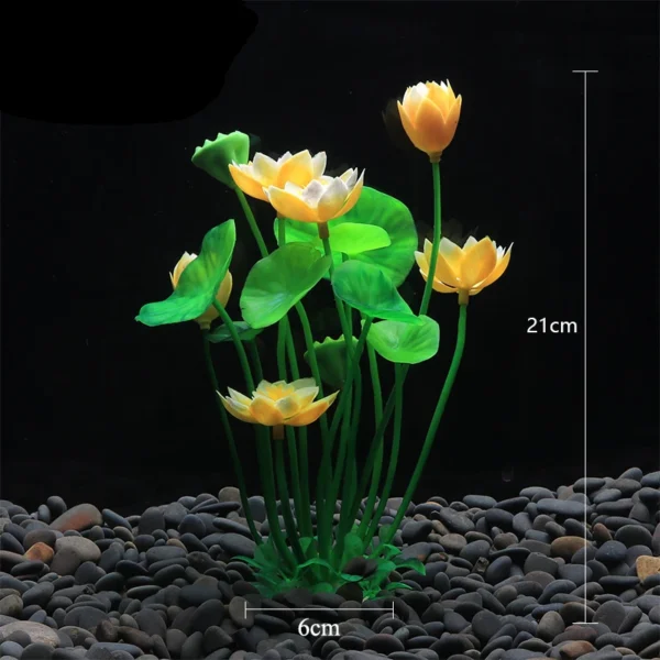Aquarium Plants Decor Grass Underwater Plastic Artificial Aquatic Plants Ornaments For Fish Tank Aquarium Landscape Decoration - Image 7