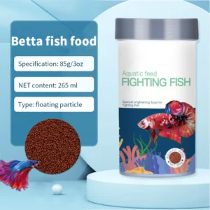 Super fresh betta fish feed, all natural protein rich in calcium, good for betta fish health and clean water quality