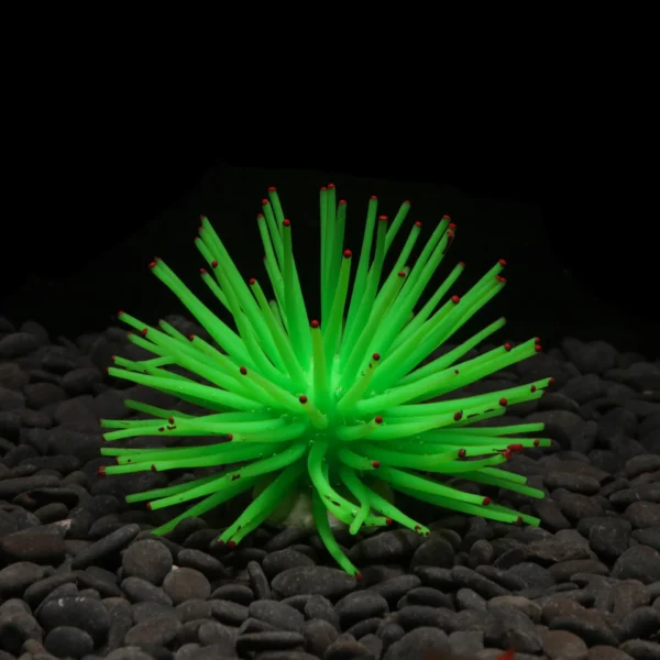 Luminous Simulation Sea Anemone Sea Urchin Silicone Color Coral Plant Aquarium Fish Tank Landscaping Decoration Home Ornaments - Image 12