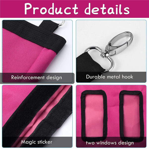 Hay Bag Hanging Pouch Feeder Holder Feeding Dispenser Container for Rabbit Guinea Pig Small Pet Animals Oxford cloth - Image 4