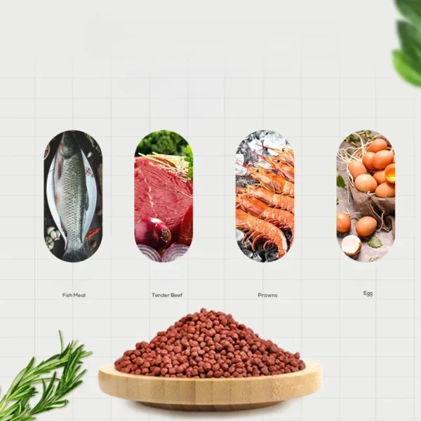 YEE Blood Parrot Fish Food With Red Enhancing Small Particles Aquarium Tropical Fish Feed - Image 3