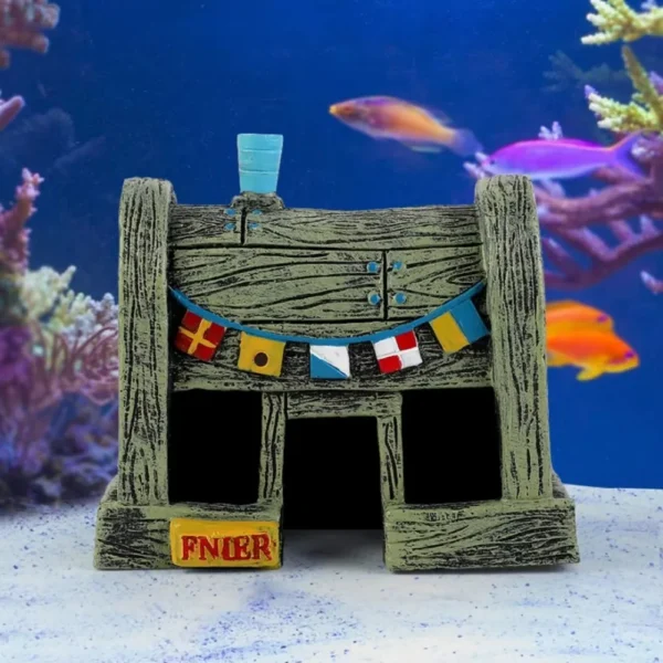 Cute Aquarium Resin Decoration Castle Pineapple Dining Room Dodge House Aquarium Small Ornament Fish Tank Accessories Decoration - Image 3