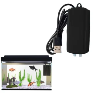 Fish Tank Aerator USB Aquarium Oxygen Air Pump Fish Tank Silent Air Compressor Aerator Portable Fish Tank Accessories