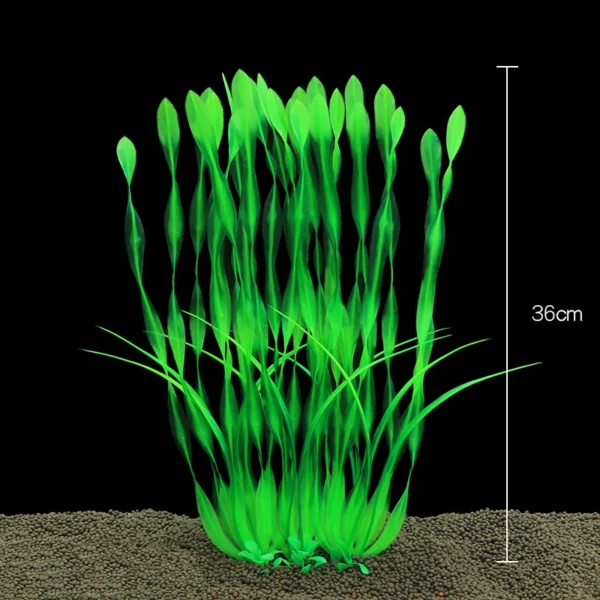 Aquarium Plants Decor Grass Underwater Plastic Artificial Aquatic Plants Ornaments For Fish Tank Aquarium Landscape Decoration - Image 12