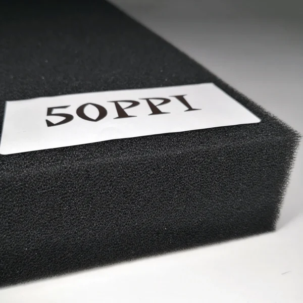 Aquarium Accessories Biochemical Cotton Filter Fish Tank Pond Foam Sponge Filter Black 15 25 35 50PPI 50x50x5cm Thick - Image 6