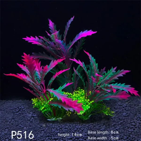 Aquarium Plants Decor Grass Underwater Plastic Artificial Aquatic Plants Ornaments For Fish Tank Aquarium Landscape Decoration - Image 16