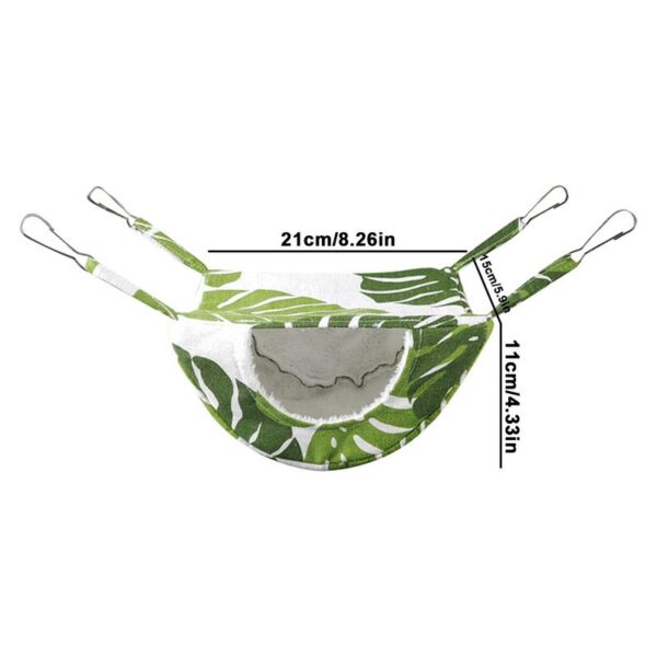 Ferret Hammock Warm Guinea Pig Hammock for Pets Play and Rest Small Animal Bed Cage for Chinchilla Parrot Sugar Glider Ferrets - Image 6