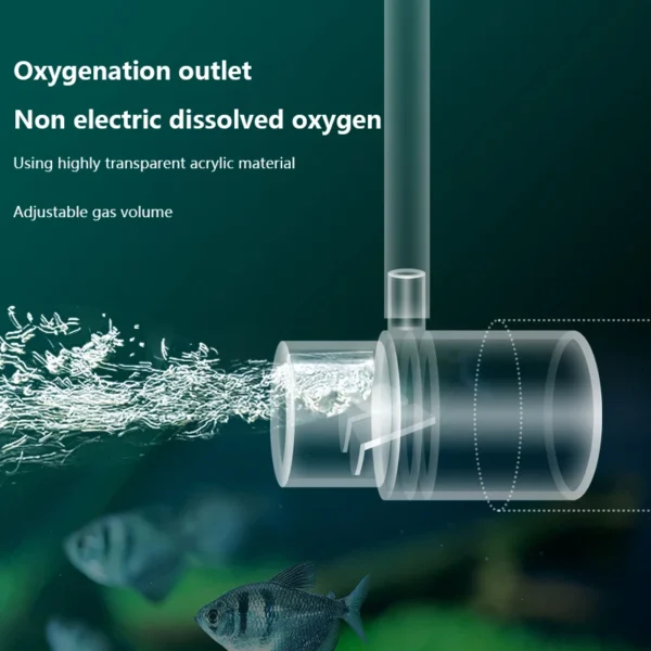 Acrylic Clear Aquarium Fish Tank Water Pump Filter Water Outlet Nozzle Increasing Oxygen Air Aquarium Accessories - Image 2