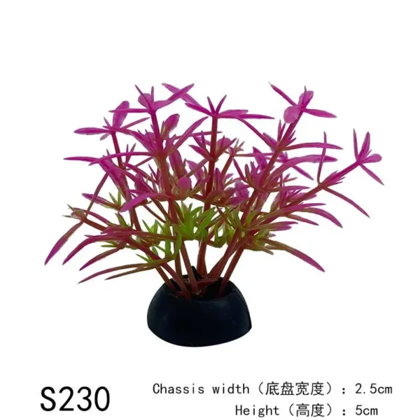 Artificial Underwater Plants Aquarium Decor Plants Fish Tank Landscaping Simulation Plants Water Grass Viewing Decorations - Image 21