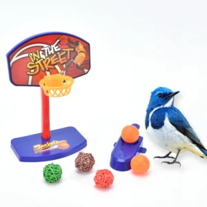 1pcs Pet birds chew toy parakeet bell balls parrot toys birdie basketball hoop props pet parrot pet products supplies