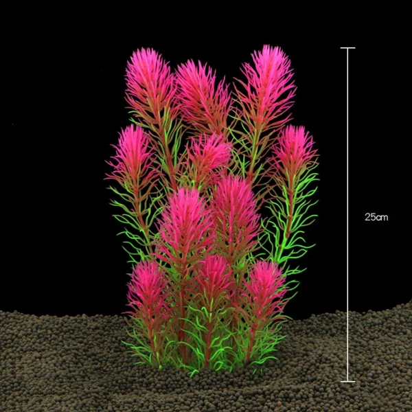 Aquarium Plants Decor Grass Underwater Plastic Artificial Aquatic Plants Ornaments For Fish Tank Aquarium Landscape Decoration - Image 17